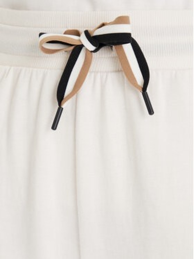 Boss Spodnie dresowe CP Stripe 50524759 Écru Regular Fit