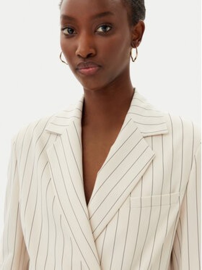 Fracomina Marynarka FR25SJ3003W761D4 Écru Slim Fit