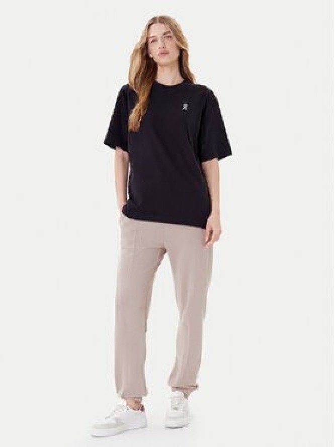 On T-Shirt Club-T 1WE1006 Czarny Relaxed Fit
