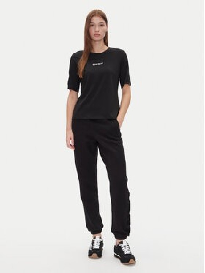 DKNY T-Shirt P4JHBRJQ Czarny Regular Fit