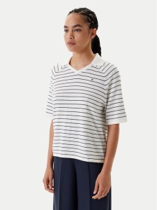 Tommy Hilfiger Polo WW0WW45694 Granatowy Regular Fit