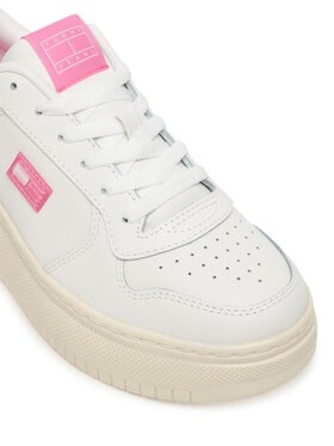 Tommy Jeans Sneakersy Tjw Basket Flatform EN0EN02981 Biały