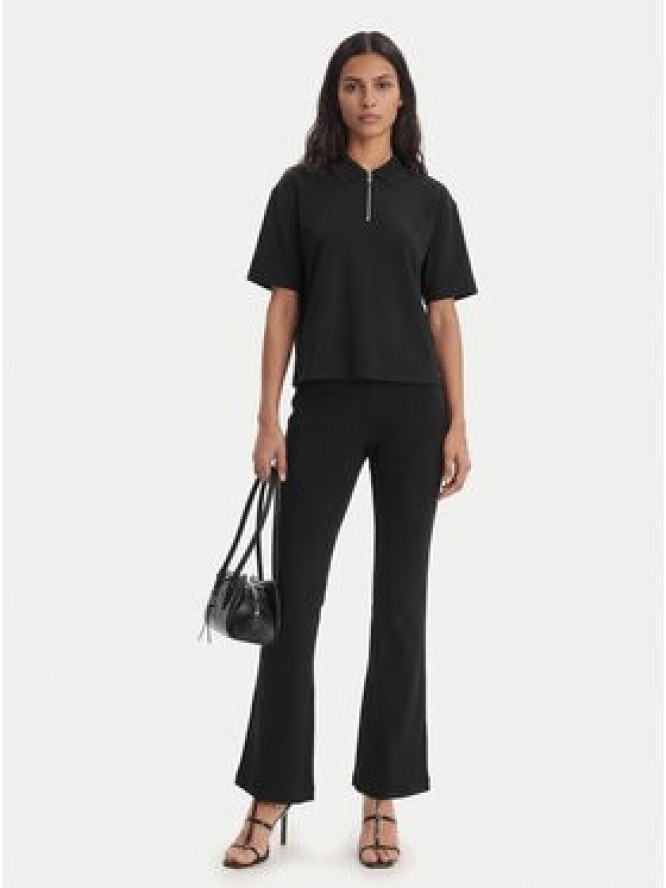 Calvin Klein Polo LV044E241G Czarny Relaxed Fit