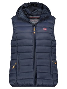 Geographical Norway Kamizelka pikowana "Vatikolor" w kolorze granatowym rozmiar: L