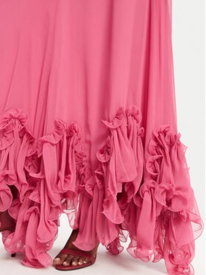 ROTATE Sukienka wieczorowa 113977504 Różowy Regular Fit