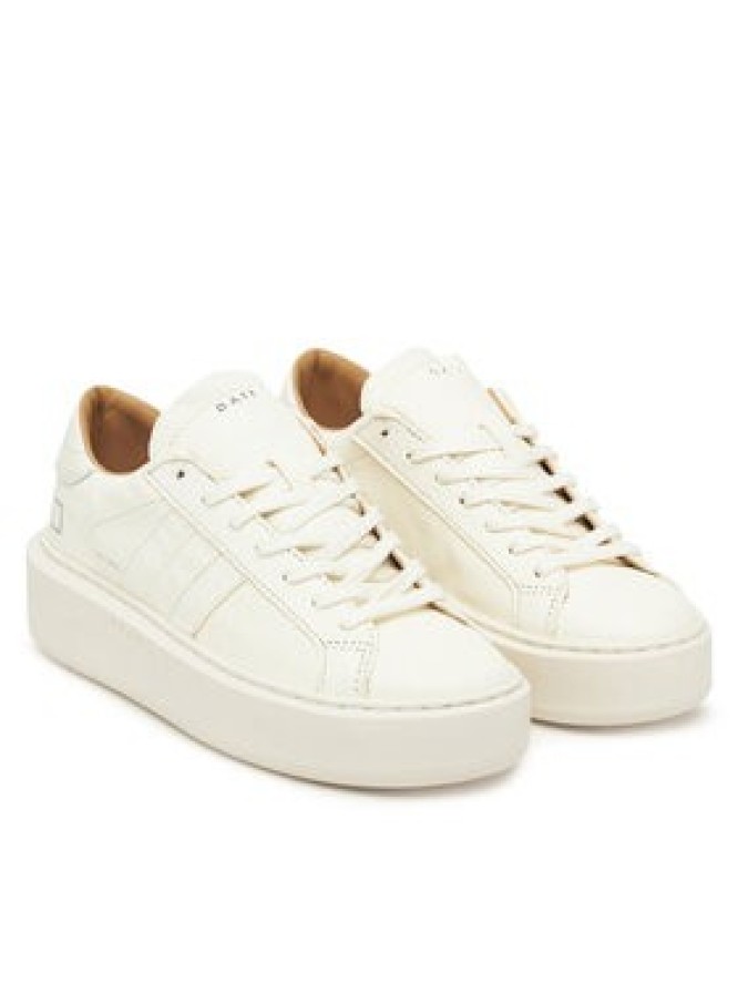 D.A.T.E. Sneakersy Hill Low Platform W431-HP-MN Écru
