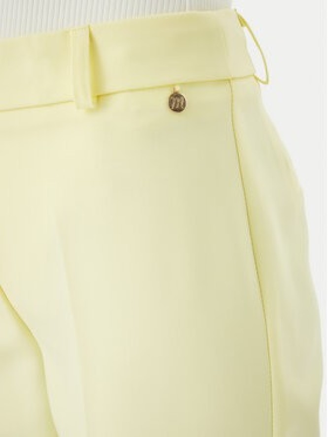 Maryley Spodnie materiałowe 26EB52Z/43LE Żółty jasny Regular Fit