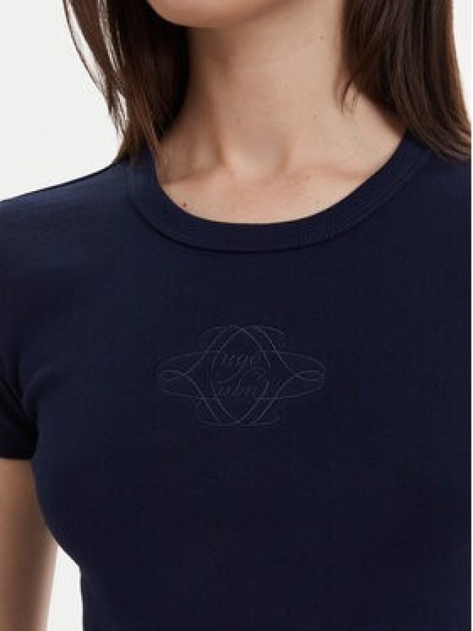 HUGO T-Shirt Delanor 50570857 Granatowy Slim Fit