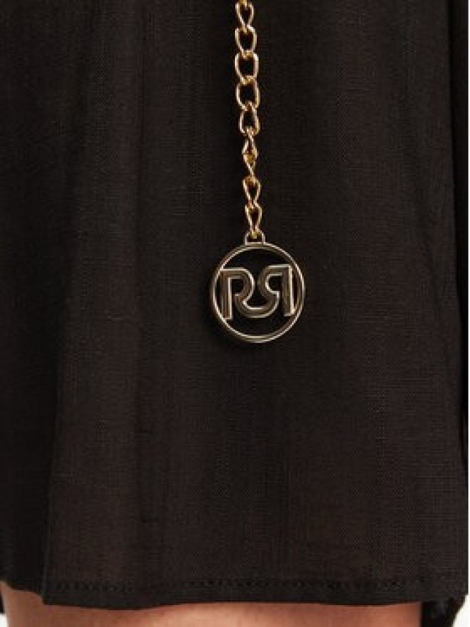 Rinascimento Szorty materiałowe CFC0124444003 Czarny Regular Fit