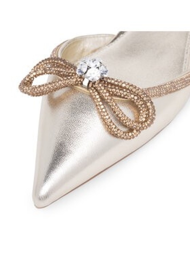 Eva Minge Sandały COMO-V1381-813-1 Złoty