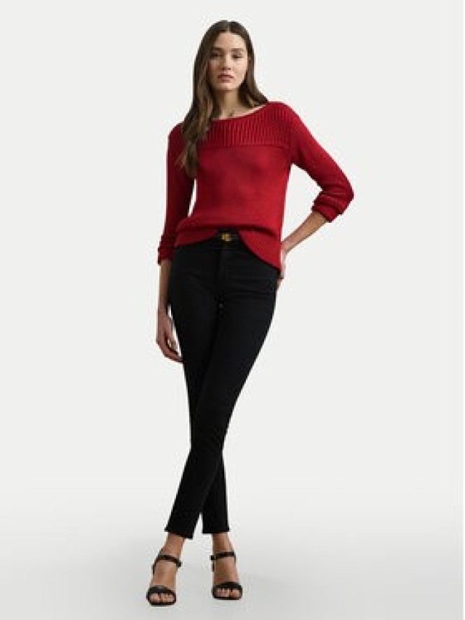 LAUREN RALPH LAUREN Sweter 200909317006 Czerwony Relaxed Fit