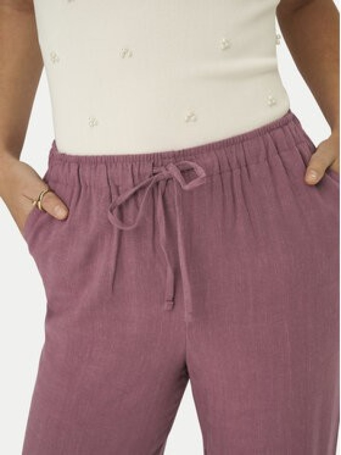 ONLY Spodnie materiałowe Siesta 15322263 Różowy Regular Fit