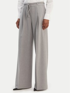 HUGO Spodnie materiałowe Haminde 50555897 Szary Regular Fit