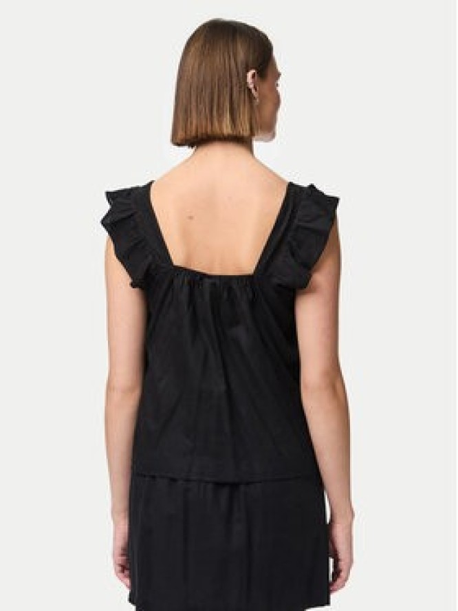 Pieces Bluzka Pia 17154740 Czarny Regular Fit