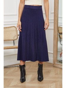 Joséfine Spódnica "Boniz" w kolorze granatowym rozmiar: L