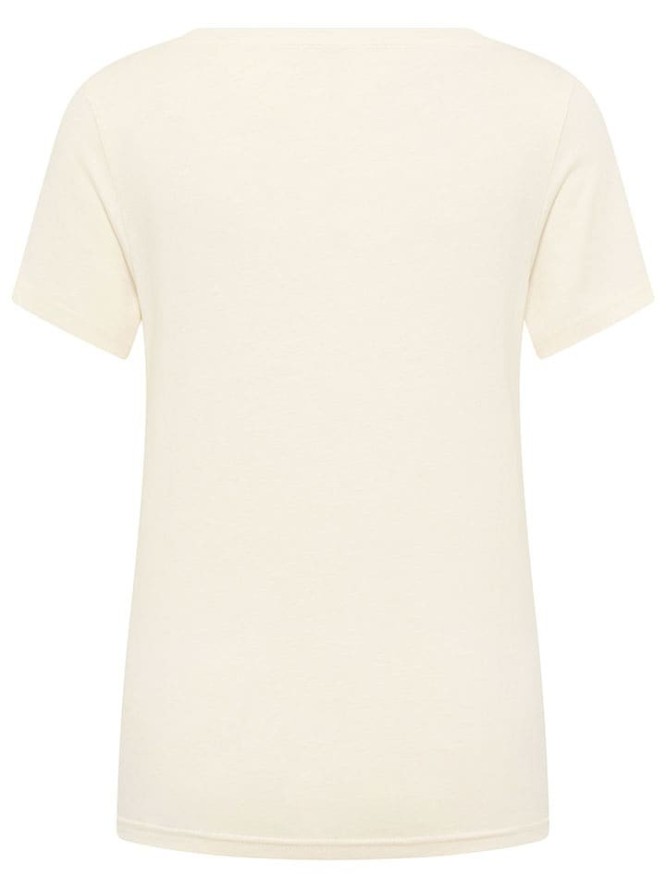 Mustang Koszulka w kolorze kremowym rozmiar: M