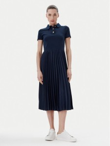 Tommy Hilfiger Sukienka codzienna WW0WW44448 Granatowy Regular Fit
