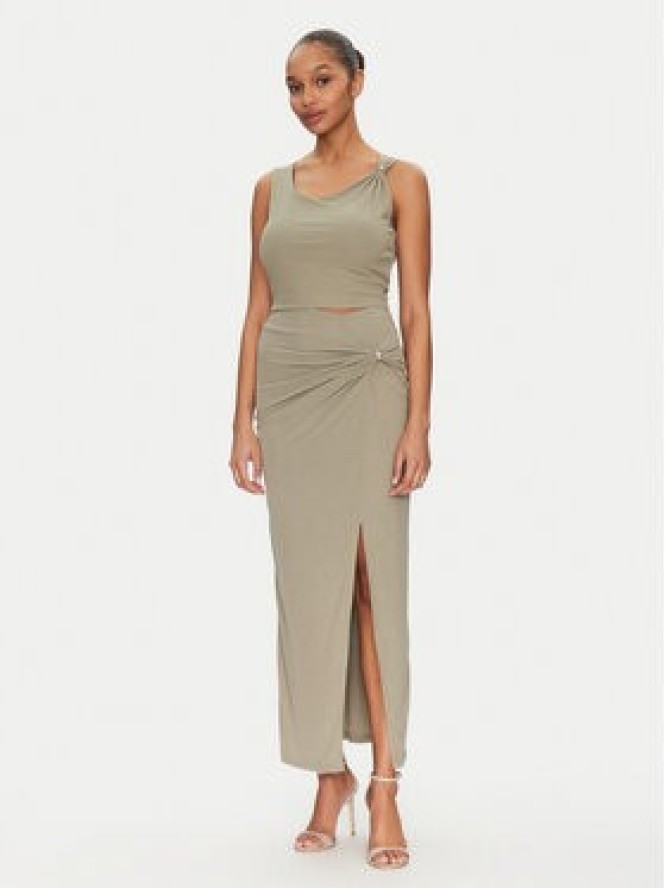 Guess Top W5GP22 KAQL2 Zielony Regular Fit