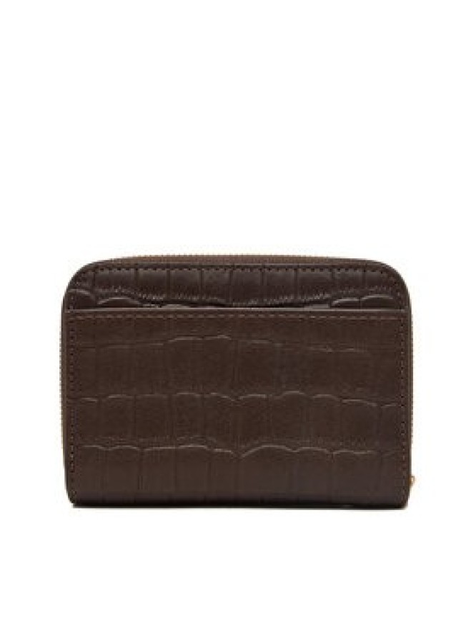 Calvin Klein Portfel Ck Croc Medium Flap Zip Around LV04F1095G Brązowy