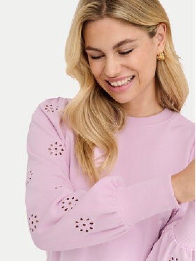 ONLY Bluza Femme 15315687 Różowy Regular Fit