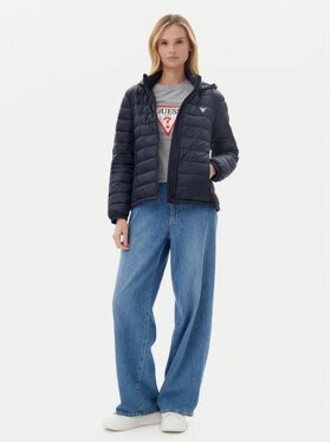 Guess Jeans Kurtka przejściowa W5RL99 WHAB2 Granatowy Regular Fit