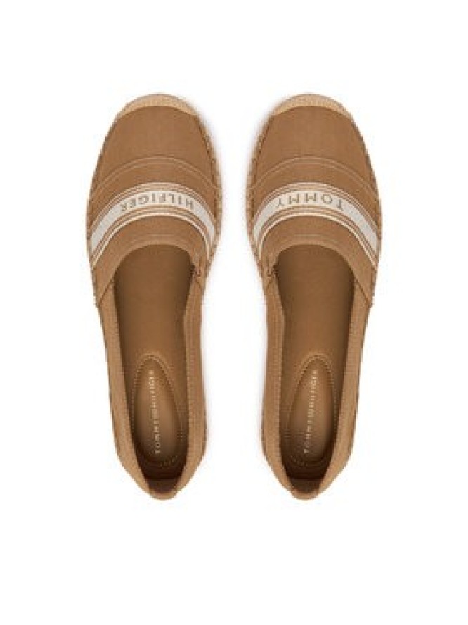Tommy Hilfiger Espadryle Hilfiger Webbing Espadrille FW0FW09334 Brązowy