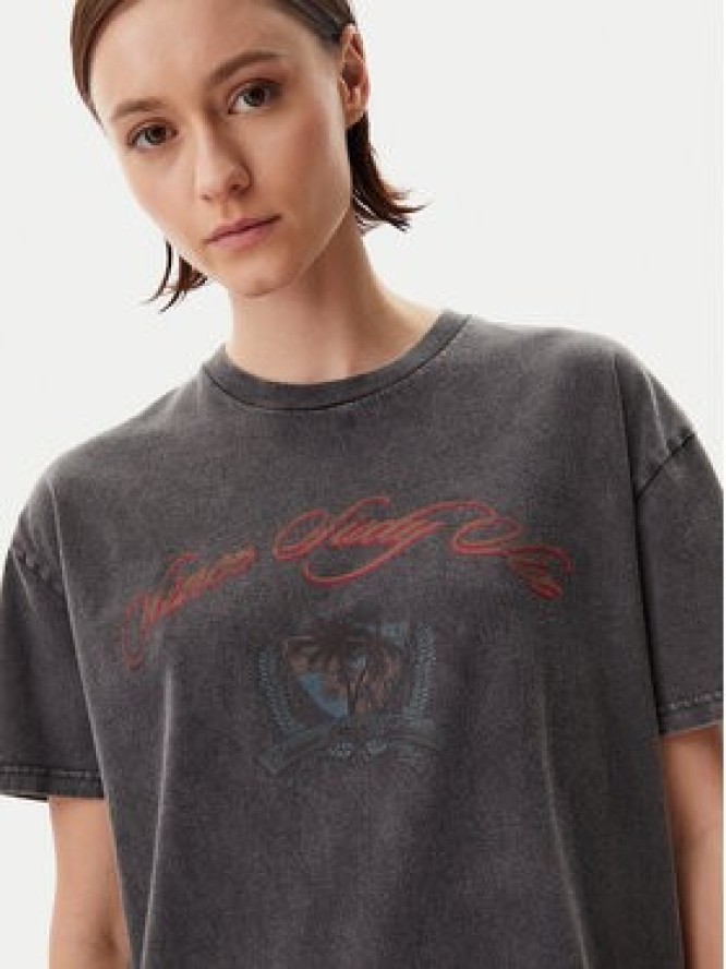 Vans T-Shirt Palm Impresa VN000MCM Czarny Regular Fit