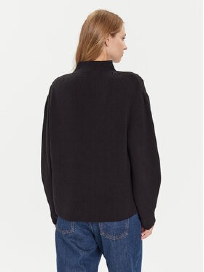 Tommy Jeans Sweter Badge DW0DW21676 Czarny Relaxed Fit