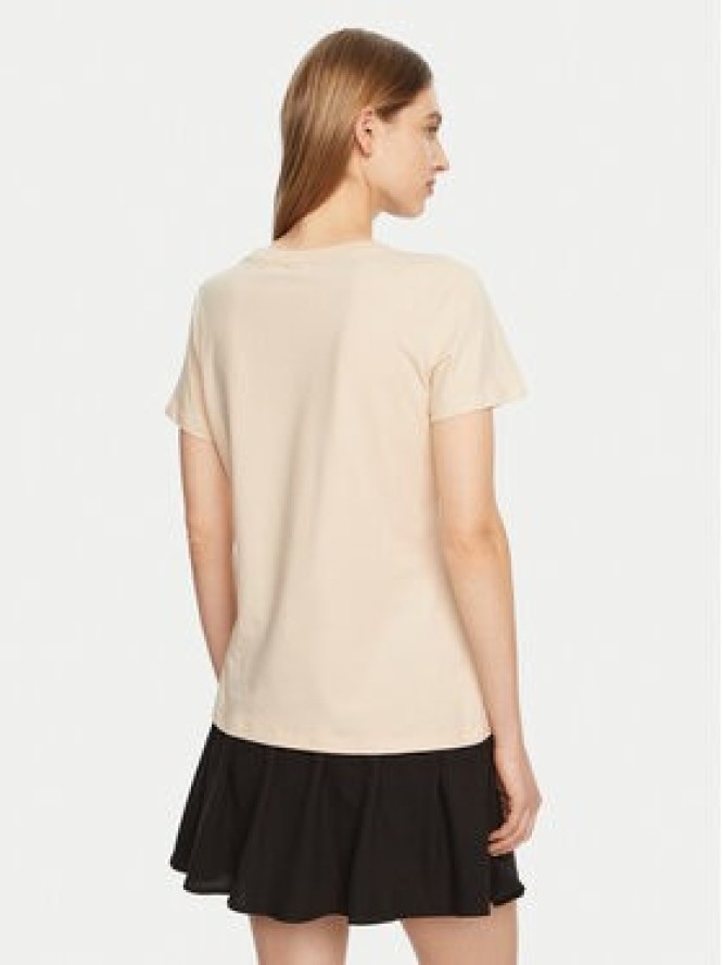 Guess T-Shirt V5RI16 J1314 Beżowy Regular Fit