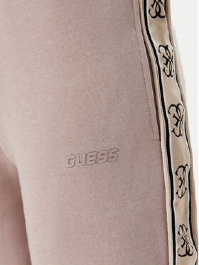 Guess Spodnie dresowe V2YB15 KB3P2 Różowy Regular Fit