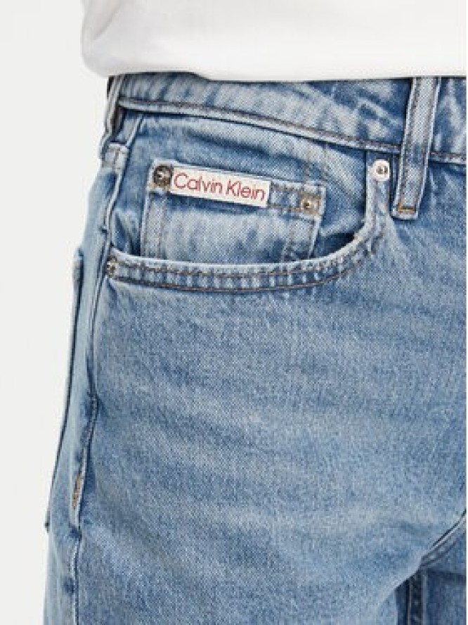 Calvin Klein Jeans Jeansy LV047B914G Niebieski Straight Fit