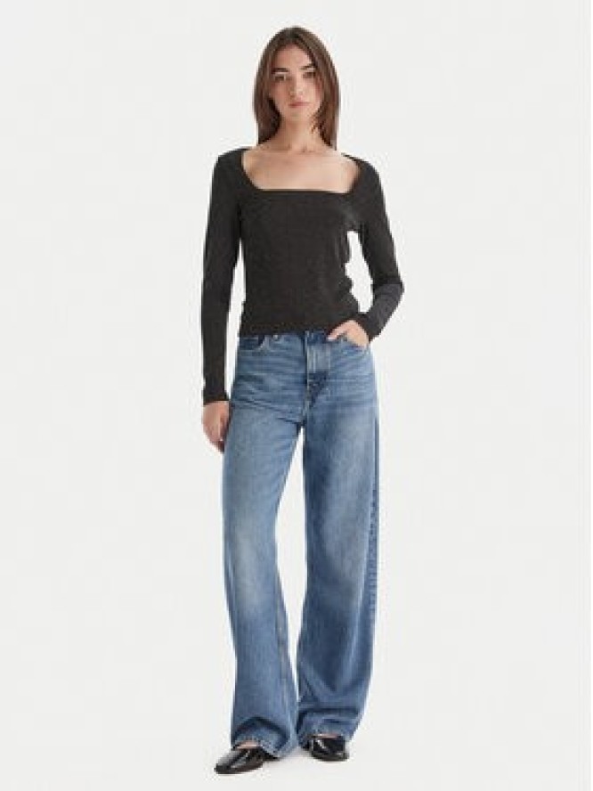 Vero Moda Bluzka Kanva 10336088 Czarny Regular Fit