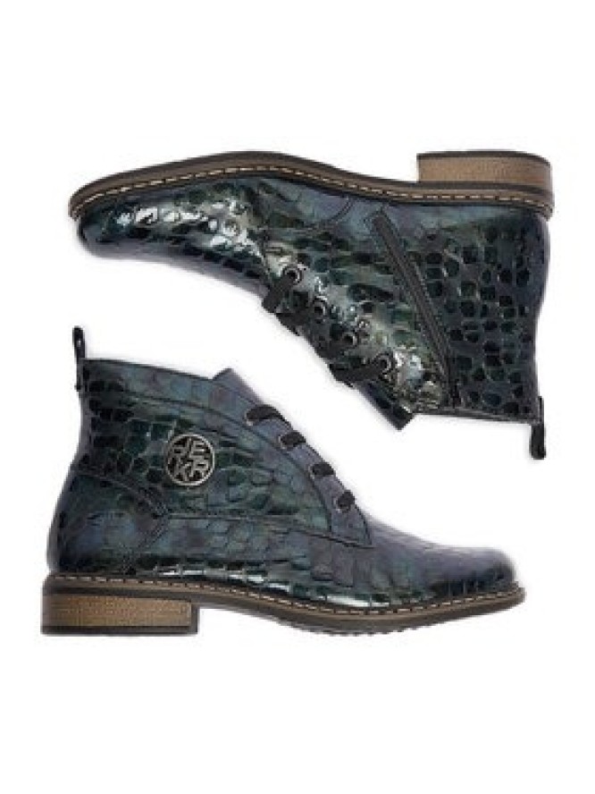 Rieker Trzewiki CEO-71205-90 Zielony