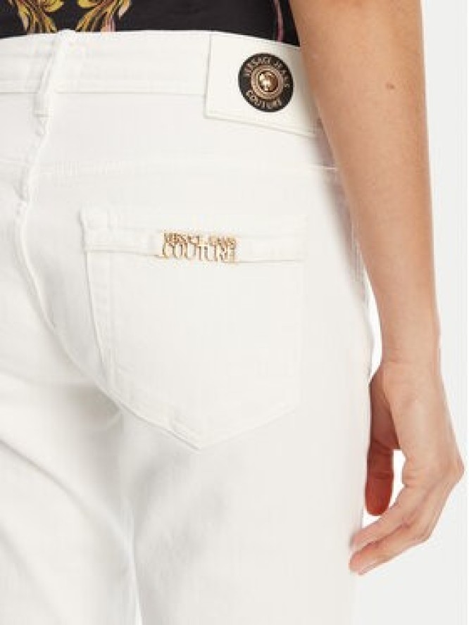 Versace Jeans Couture Jeansy 78HAB5K1 Biały Skinny Fit