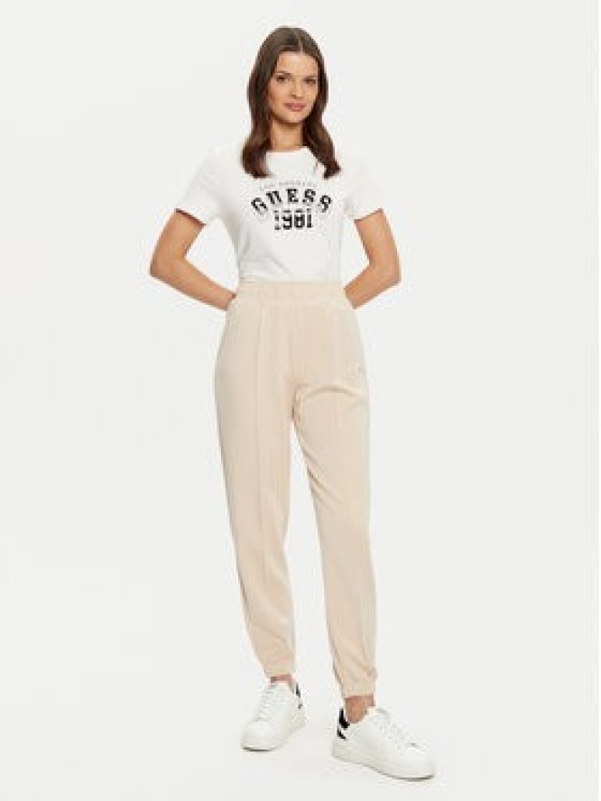 Guess T-Shirt V5RI06 I3Z14 Écru Regular Fit