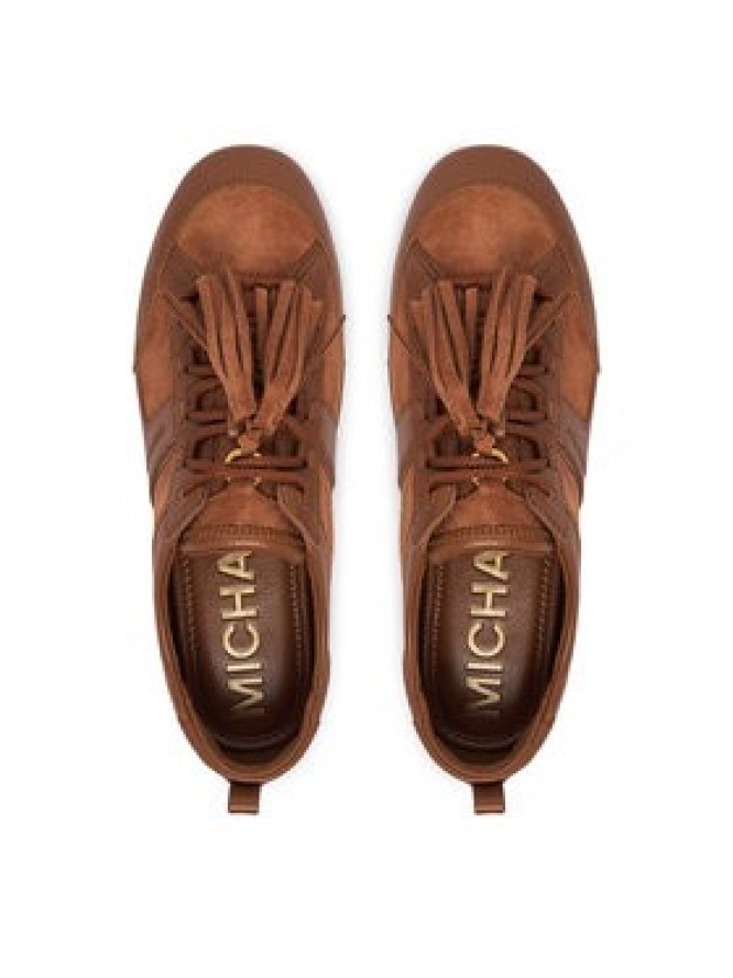 MICHAEL Michael Kors Sneakersy Keely 43F6KLFS2S Brązowy
