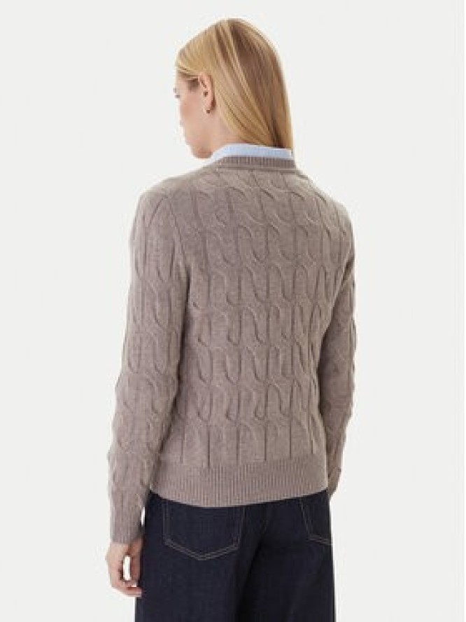 Tommy Hilfiger Sweter WW0WW43586 Beżowy Regular Fit