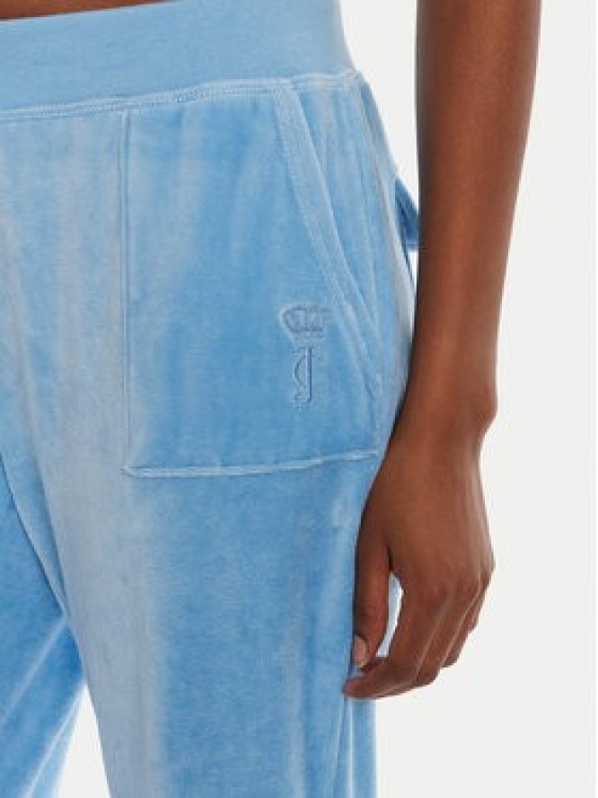 Juicy Couture Spodnie dresowe Caisa JCSEBJ008 Niebieski Slim Fit