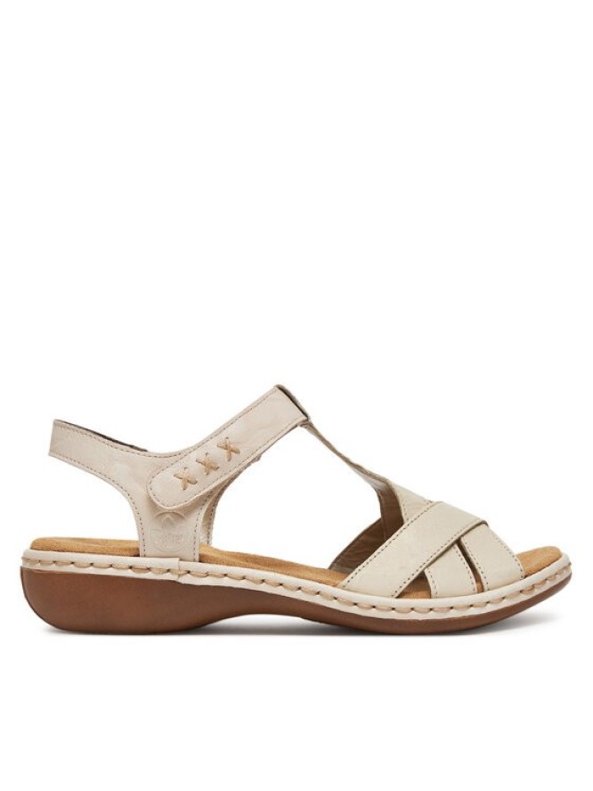 Rieker Sandały 65919-60 Beżowy