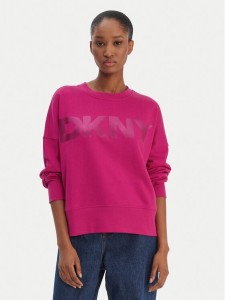 DKNY Sport Bluza DP6T1561 Różowy Oversize