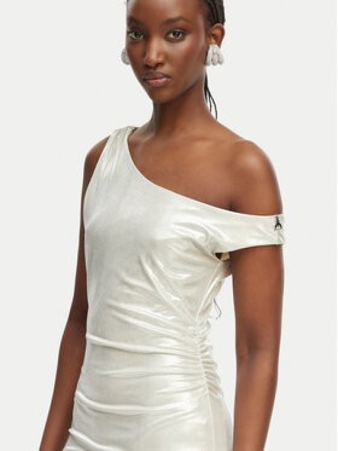 Patrizia Pepe Sukienka koktajlowa 2A3040/J242-S125 Kremowy Regular Fit