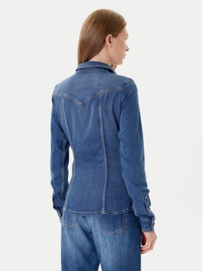 Guess Koszula jeansowa W5YH63 D0781 Niebieski Regular Fit