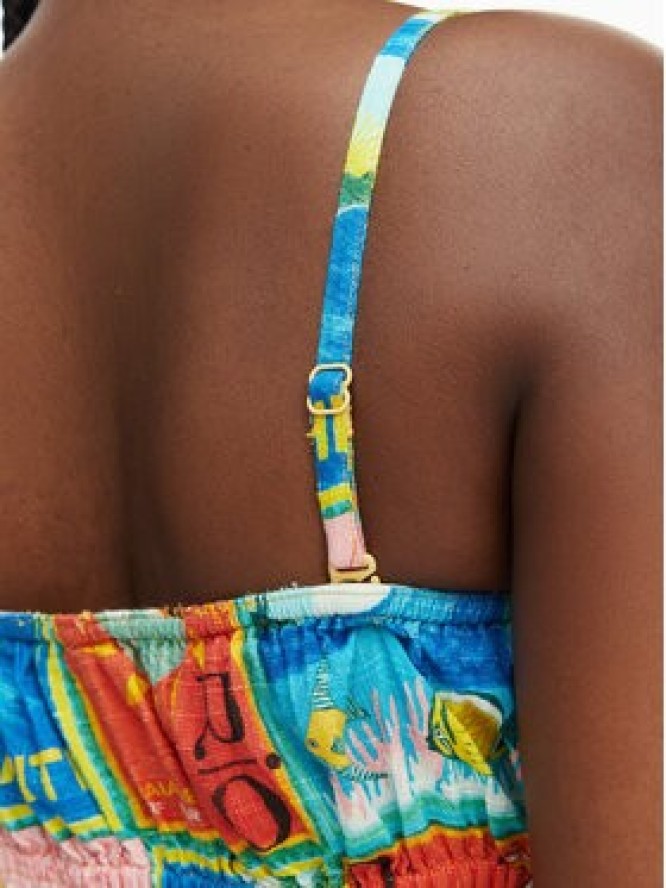 Roxy Top Atlas Palmy Daze ERJWT03669 Kolorowy Regular Fit