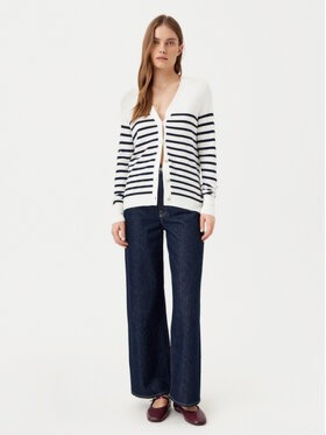 Vila Kardigan Wennie 14100579 Biały Regular Fit