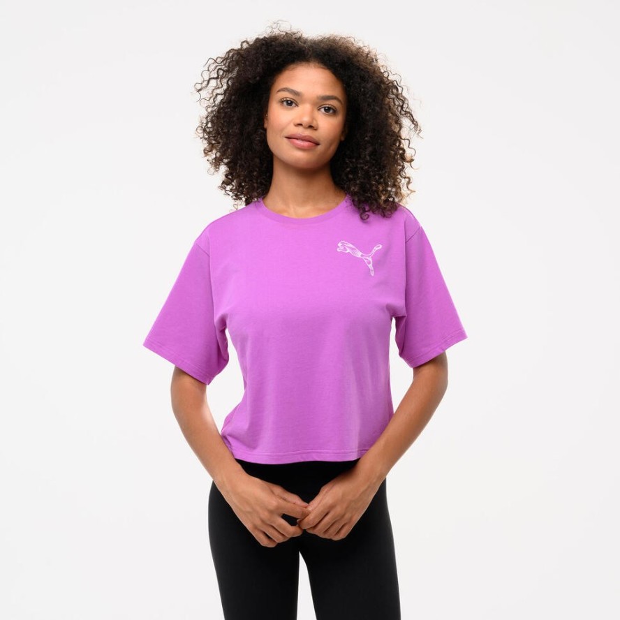 Koszulka z krótkim rękawem damska Puma Gym & Pilates
