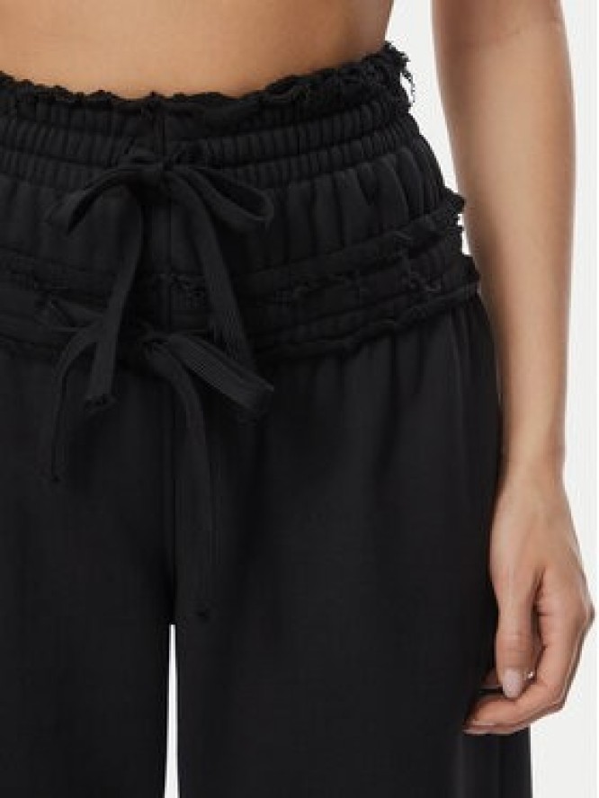 adidas Spodnie dresowe Sst Double Waisted KS9235 Czarny Relaxed Fit