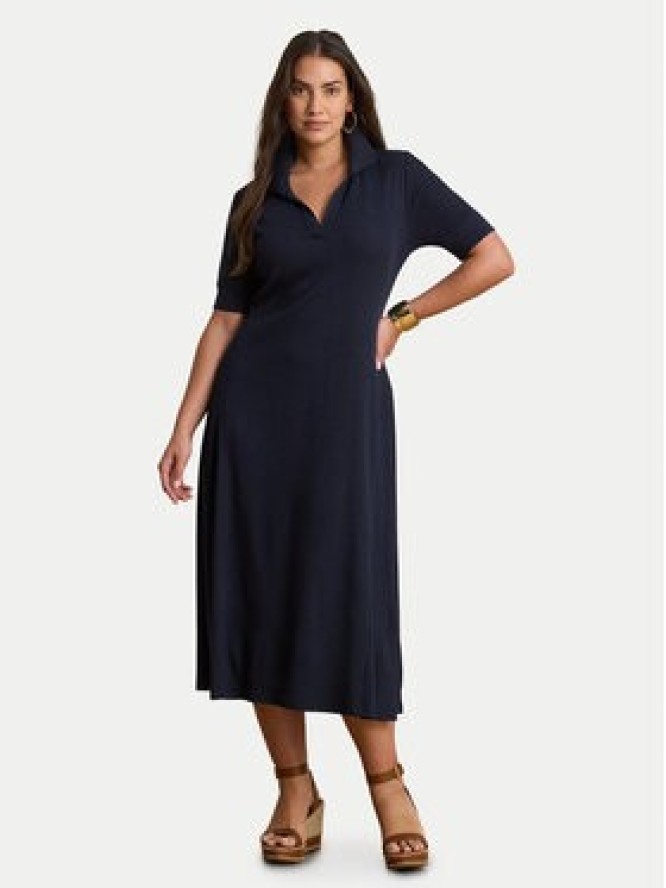 LAUREN RALPH LAUREN Sukienka codzienna 200P14037001 Granatowy Regular Fit