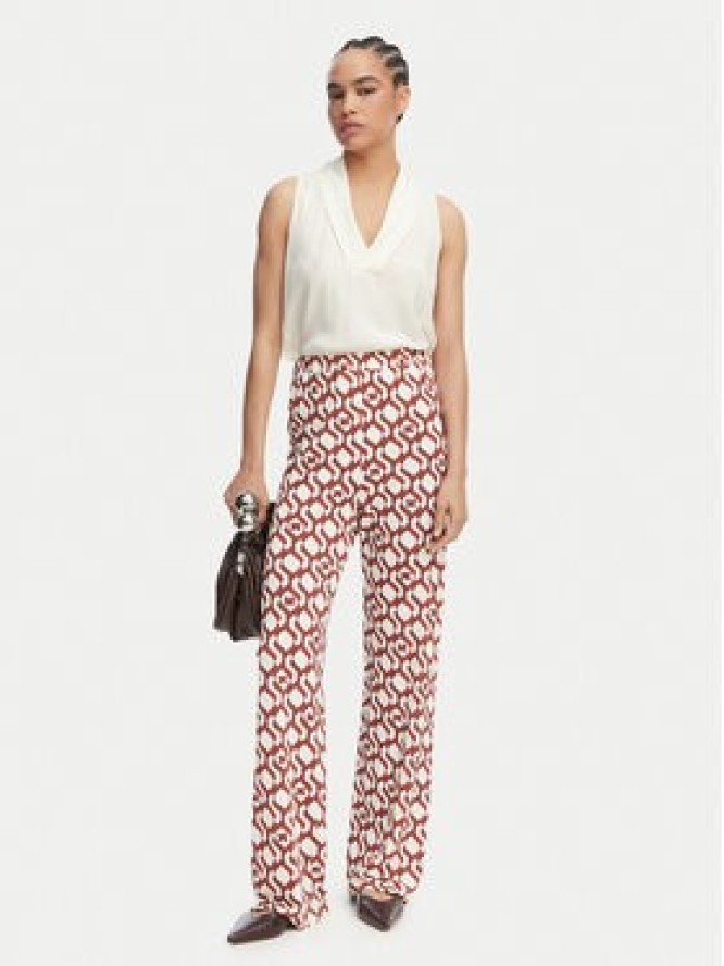 Max Mara Beachwear Spodnie materiałowe Bchabate 2616781029 Kolorowy Relaxed Fit