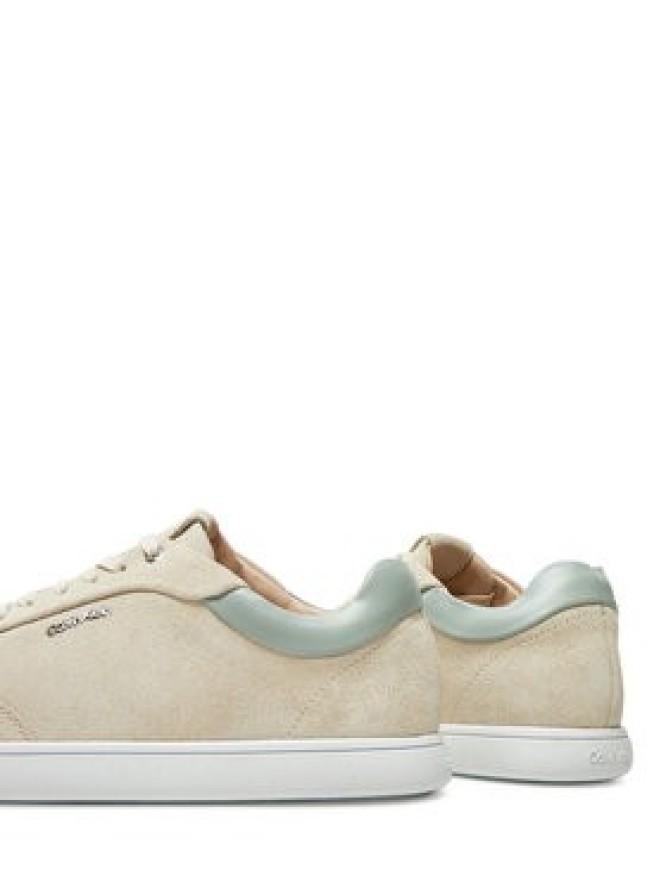 Calvin Klein Sneakersy Cupsole Lace Up - Sue HW0HW02436 Beżowy