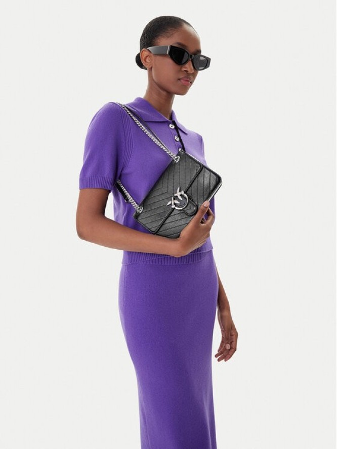 PINKO Torebka Love One Light Mini Al 25-26 PLTT 106173 A2JC Czarny